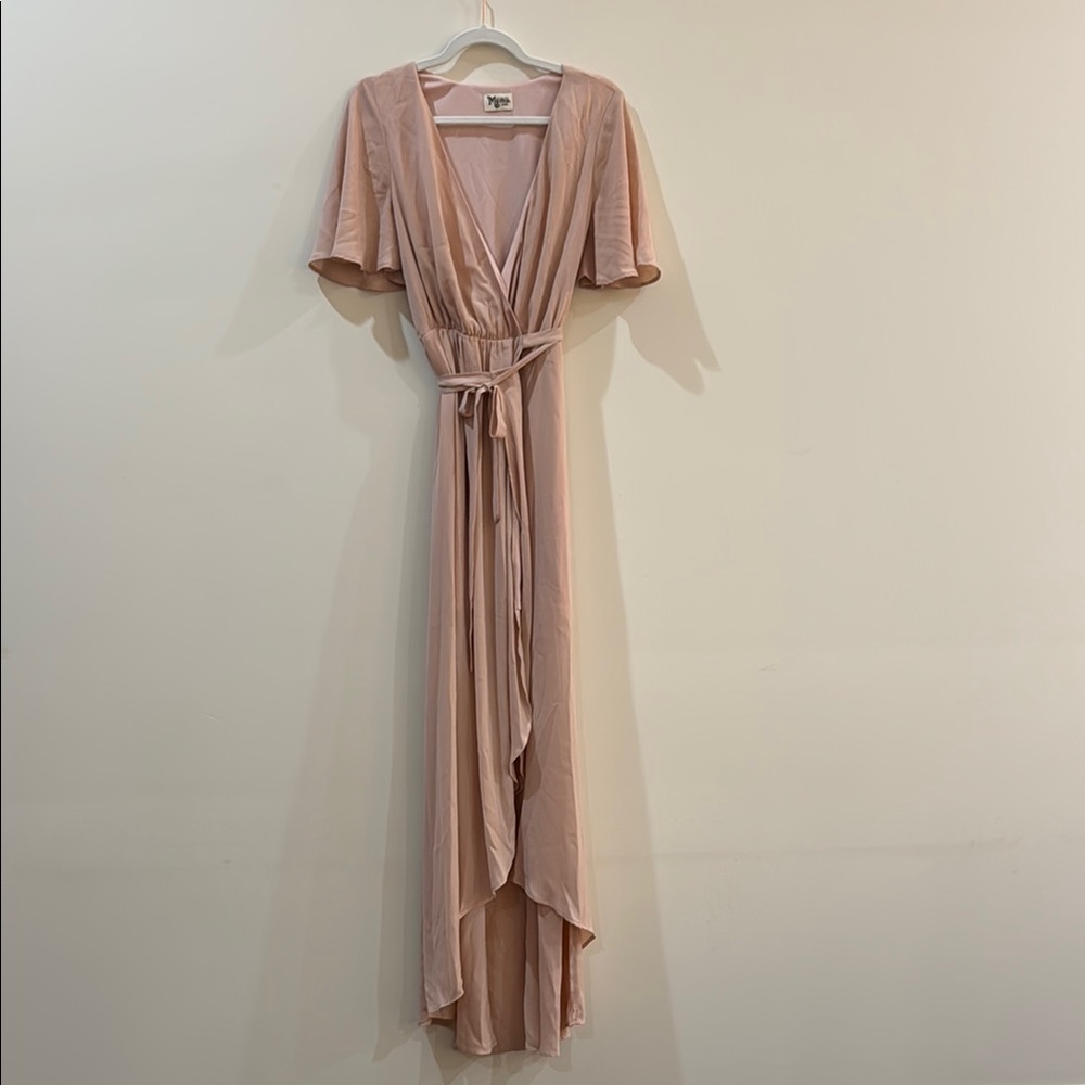 Show me your mumu Wrap Dress mauve size large